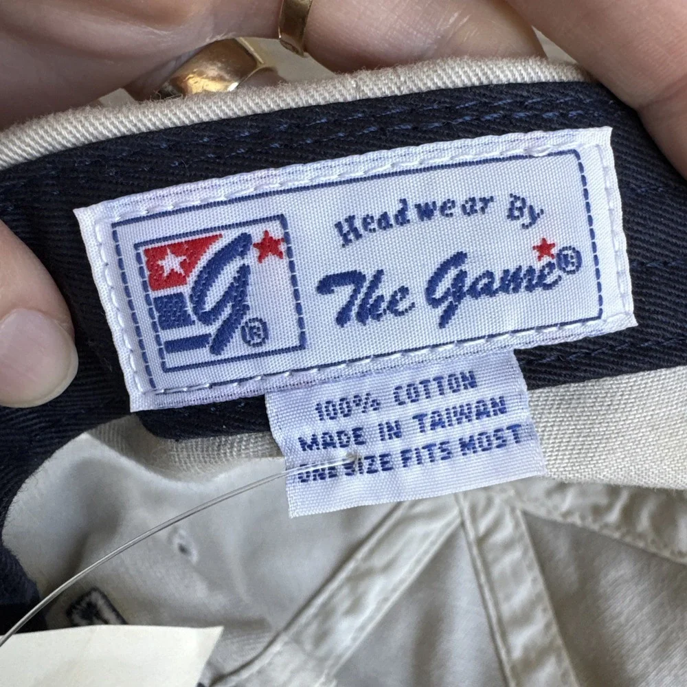 Vintage The Game Penn State‎ Nittany Lions PSU Khaki Tan Embroidered Hat Cap NWT